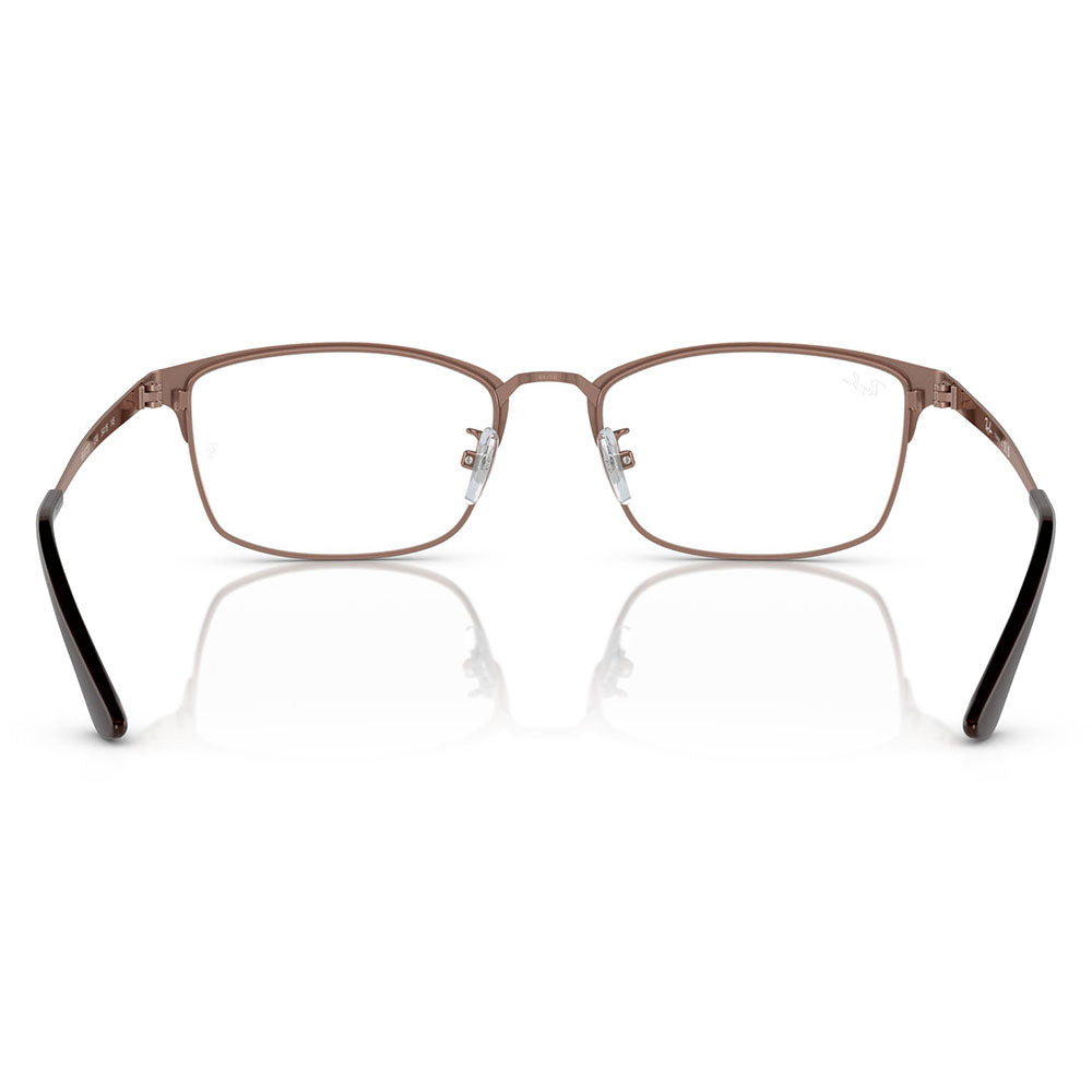 【正規品販売店】度なし1.55レンズ交換+0円 レイバン メガネ フレーム RX8772D 1240 56 Ray-Ban レイバン純正レンズ対応 スクエア メンズ アジアンモデル メタル チタン 伊達メガネ 眼鏡