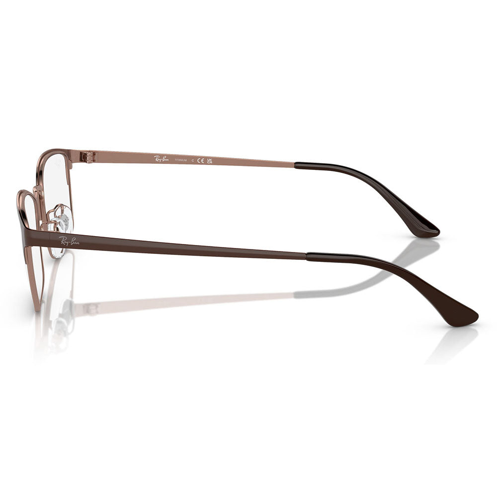 【正規品販売店】度なし1.55レンズ交換+0円 レイバン メガネ フレーム RX8772D 1240 56 Ray-Ban レイバン純正レンズ対応 スクエア メンズ アジアンモデル メタル チタン 伊達メガネ 眼鏡