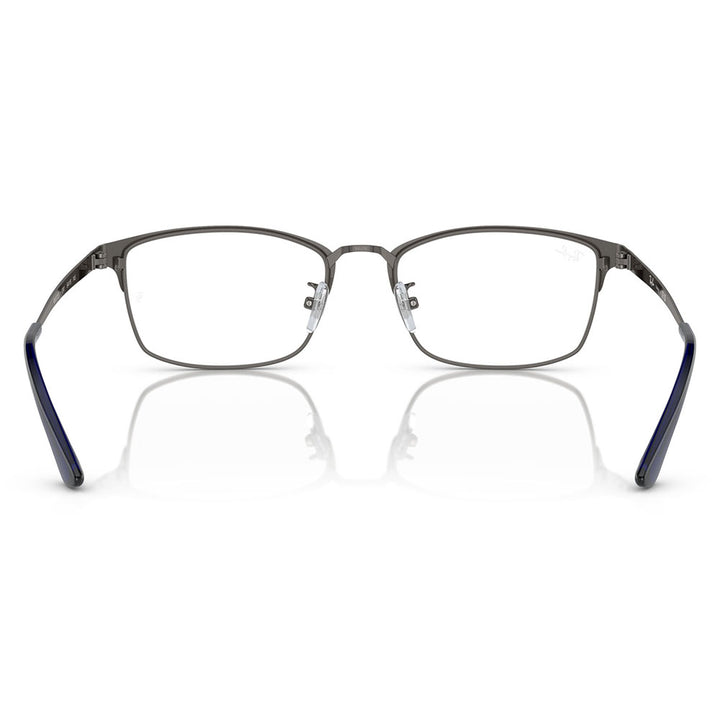 【正規品販売店】度なし1.55レンズ交換+0円 レイバン メガネ フレーム RX8772D 1241 56 Ray-Ban レイバン純正レンズ対応 スクエア メンズ アジアンモデル メタル チタン 伊達メガネ 眼鏡