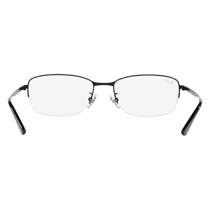 [Authorized Retailer] Non-prescription 1.55 lens replacement +0 yen Ray-Ban glasses frame RX8774D 1012 55 Ray-Ban Ray-Ban genuine lens compatible Titanium Japan model Entry model Square Nylor Half-rim Fashion glasses Glasses 