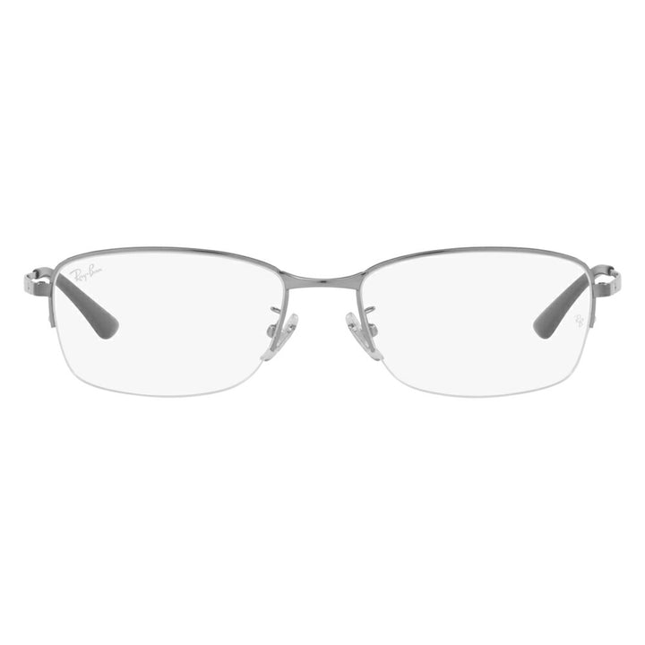 【正規品販売店】レイバン メガネ フレーム サングラス 調光レンズセット RX8774D 1047 55 Ray-Ban チタン ジャパンモデル エントリーモデル スクエア ナイロール ハーフリム  伊達眼鏡 メガネ ニコン トランジションズスタイルカラー Nikon Transitions