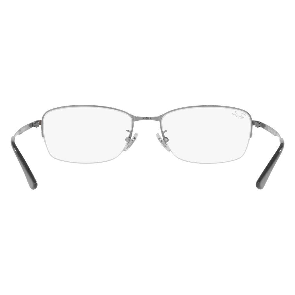 【正規品販売店】レイバン メガネ フレーム サングラス 調光レンズセット RX8774D 1047 55 Ray-Ban チタン ジャパンモデル エントリーモデル スクエア ナイロール ハーフリム  伊達眼鏡 メガネ ニコン トランジションズエクストラアクティブ 運転 ドライブ