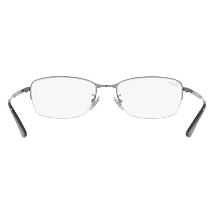 【正規品販売店】レイバン メガネ フレーム サングラス 調光レンズセット RX8774D 1047 55 Ray-Ban チタン ジャパンモデル エントリーモデル スクエア ナイロール ハーフリム  伊達眼鏡 メガネ ニコン トランジションズエクストラアクティブ 運転 ドライブ