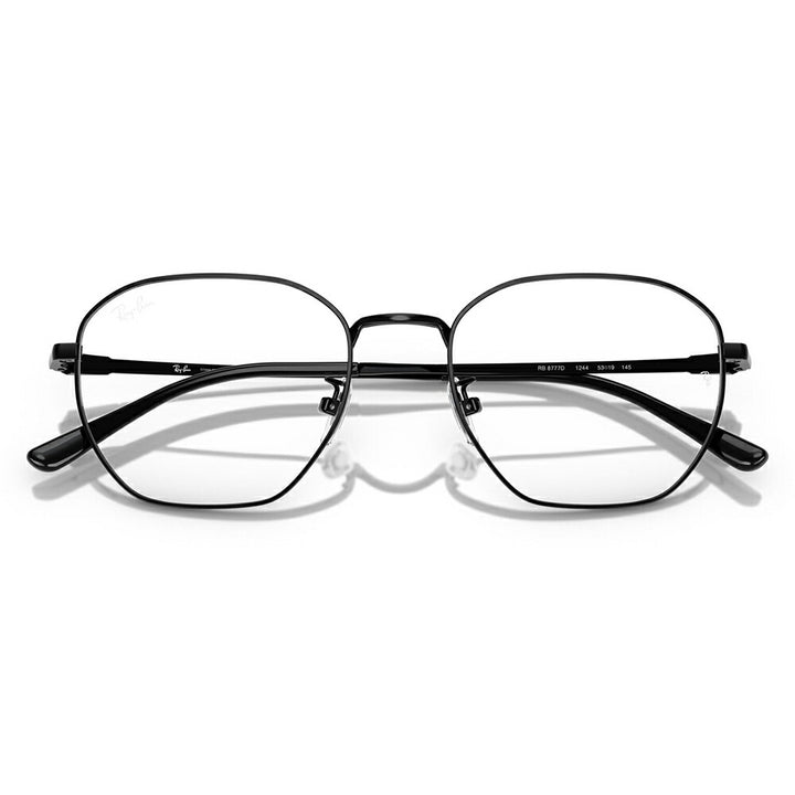 【正規品販売店】度なし1.55レンズ交換+0円 レイバン メガネ フレーム RX8777D 1244 53 Ray-Ban レイバン純正レンズ対応 スクエア アジアンデザイン ユニセックス 伊達眼鏡 メガネ