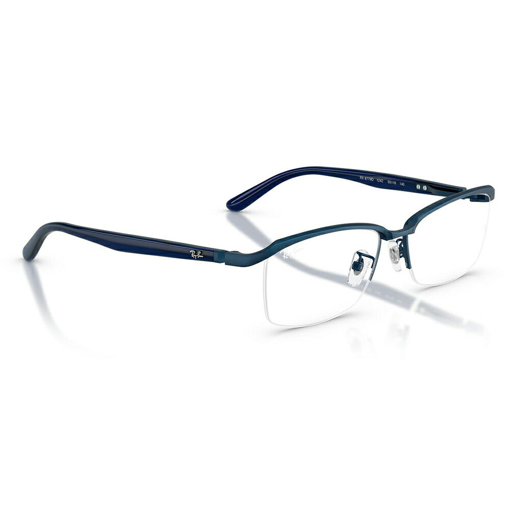 【正規品販売店】度なし1.55レンズ交換+0円 レイバン メガネ フレーム RX8779D 1242 55Ray-Ban レイバン純正レンズ対応 ジャパンコレクション JAPAN COLLECTION エントリーモデル スクエア チタン チタニウム ナイロール 伊達眼鏡 メガネ