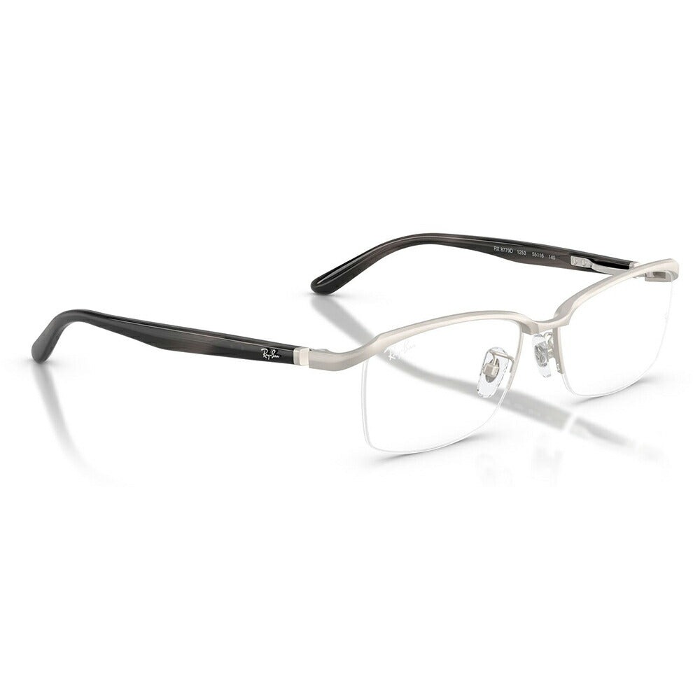【正規品販売店】度なし1.55レンズ交換+0円 レイバン メガネ フレーム RX8779D 1053 55Ray-Ban レイバン純正レンズ対応 ジャパンコレクション JAPAN COLLECTION エントリーモデル スクエア チタン チタニウム ナイロール 伊達眼鏡 メガネ