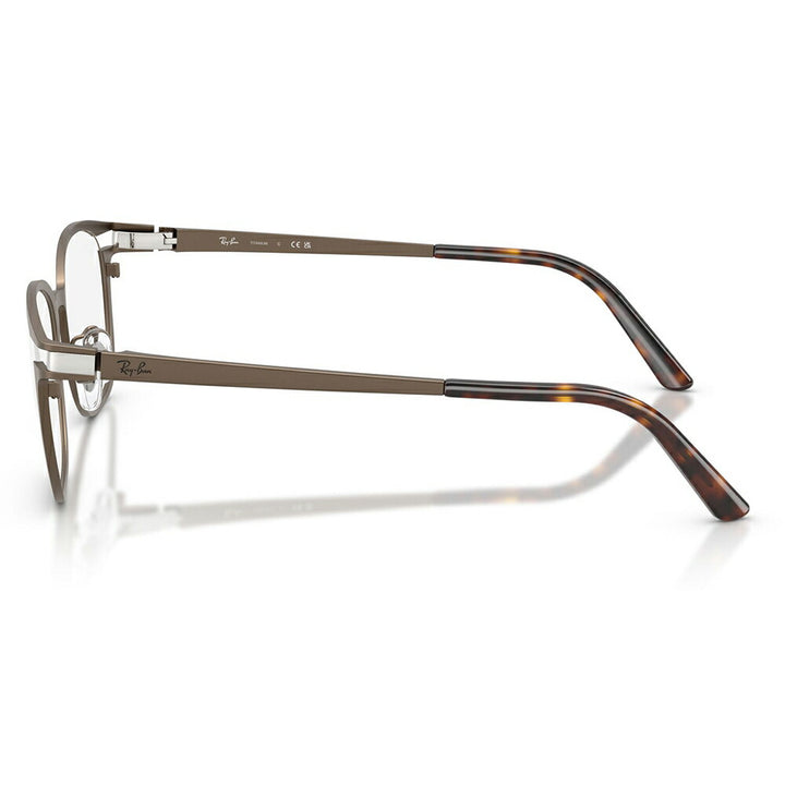 【正規品販売店】度なし1.55レンズ交換+0円 レイバン メガネ フレーム RX8780D 1020 53 Ray-Ban レイバン純正レンズ対応 チタン チタニウム ボストン アジアンデザイン ローブリッジフィット 伊達眼鏡 メガネ
