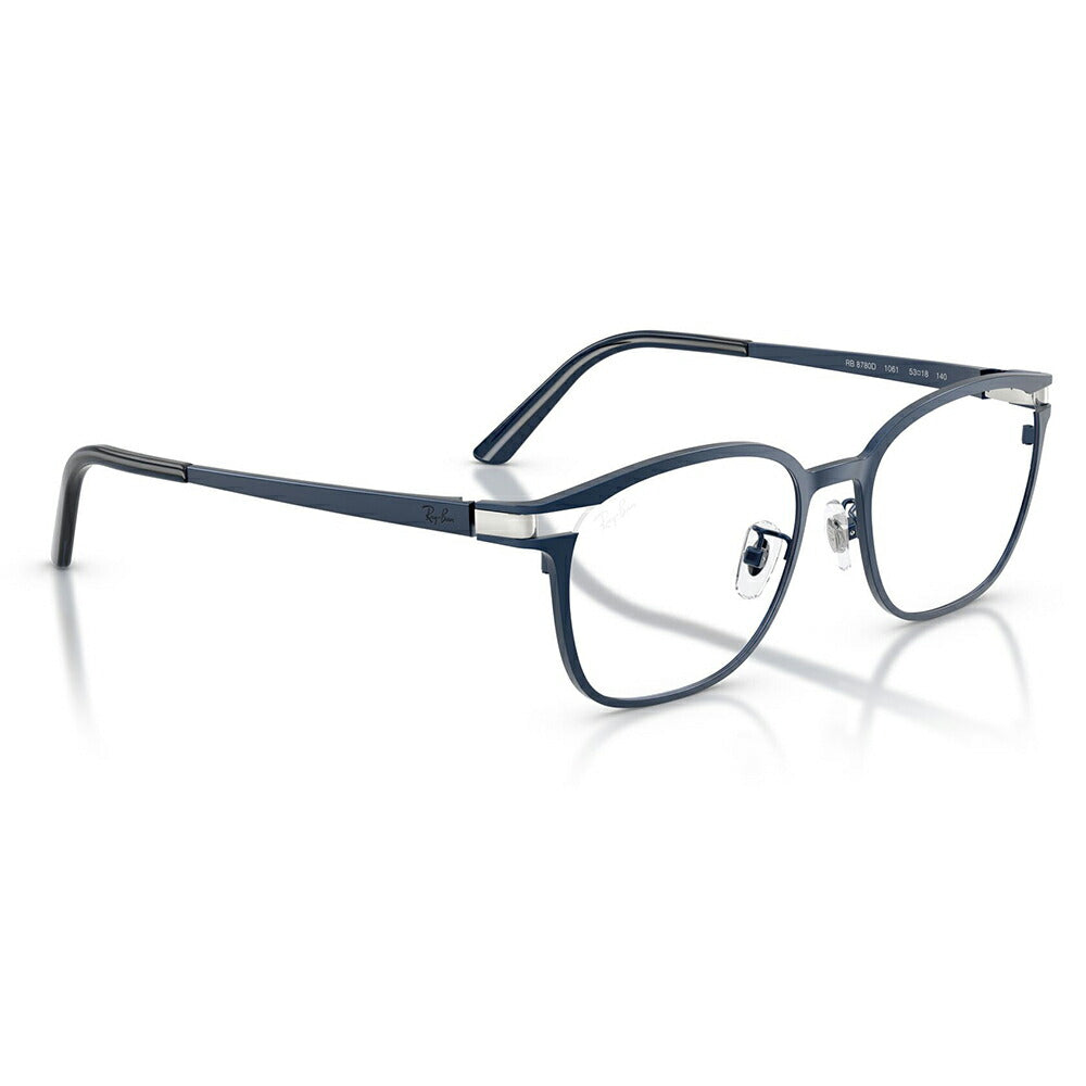 【正規品販売店】度なし1.55レンズ交換+0円 レイバン メガネ フレーム RX8780D 1061 53 Ray-Ban レイバン純正レンズ対応 チタン チタニウム ボストン アジアンデザイン ローブリッジフィット 伊達眼鏡 メガネ