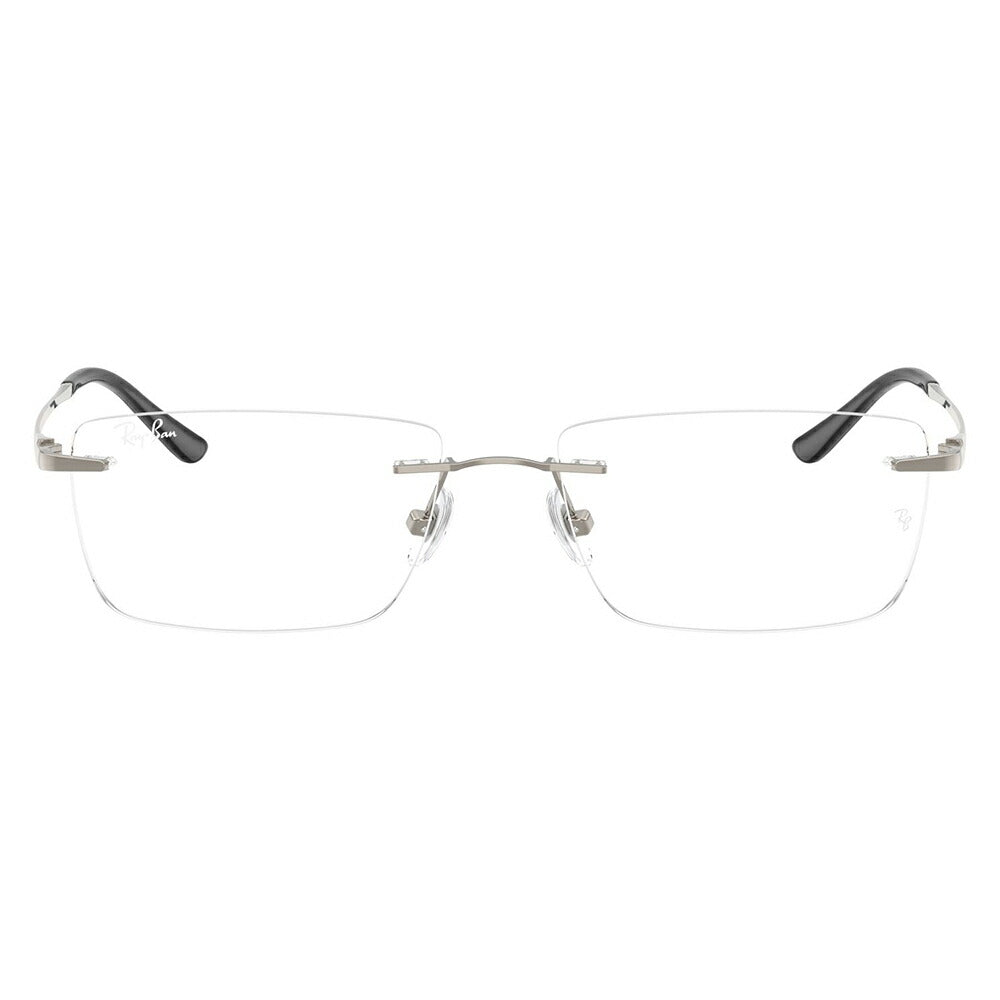 【正規品販売店】度なし1.55レンズ交換+0円 レイバン メガネ フレーム RX8781D 1000 56 Ray-Ban レイバン純正レンズ対応 チタン チタニウム レクタングル アジアンデザイン ツーポイント ローブリッジフィット 伊達眼鏡 メガネ