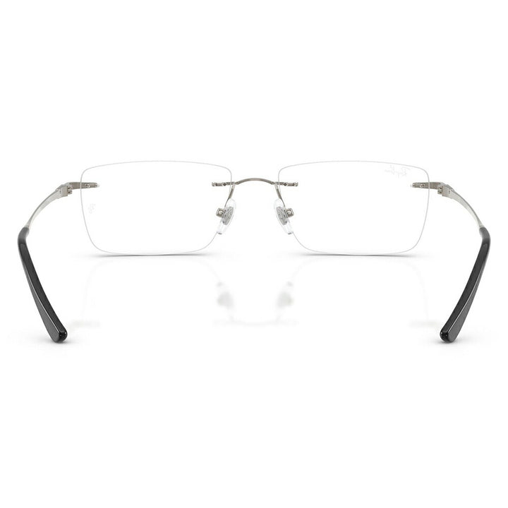 【正規品販売店】度なし1.55レンズ交換+0円 レイバン メガネ フレーム RX8781D 1000 56 Ray-Ban レイバン純正レンズ対応 チタン チタニウム レクタングル アジアンデザイン ツーポイント ローブリッジフィット 伊達眼鏡 メガネ
