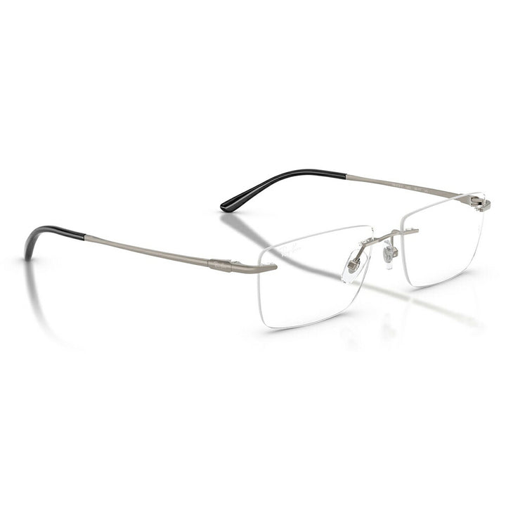 【正規品販売店】度なし1.55レンズ交換+0円 レイバン メガネ フレーム RX8781D 1000 56 Ray-Ban レイバン純正レンズ対応 チタン チタニウム レクタングル アジアンデザイン ツーポイント ローブリッジフィット 伊達眼鏡 メガネ