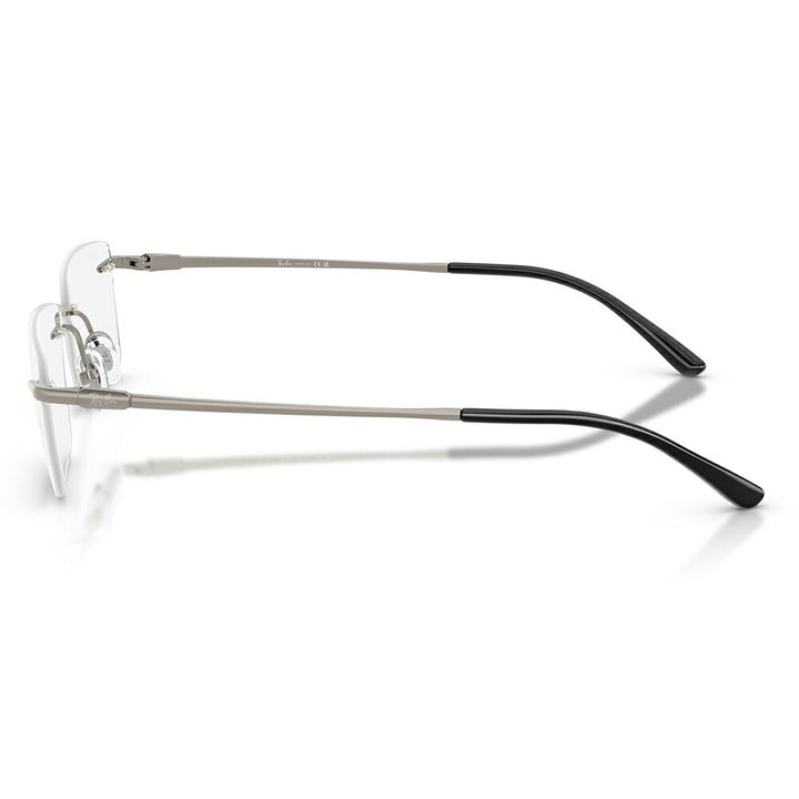 【正規品販売店】度なし1.55レンズ交換+0円 レイバン メガネ フレーム RX8781D 1000 56 Ray-Ban レイバン純正レンズ対応 チタン チタニウム レクタングル アジアンデザイン ツーポイント ローブリッジフィット 伊達眼鏡 メガネ