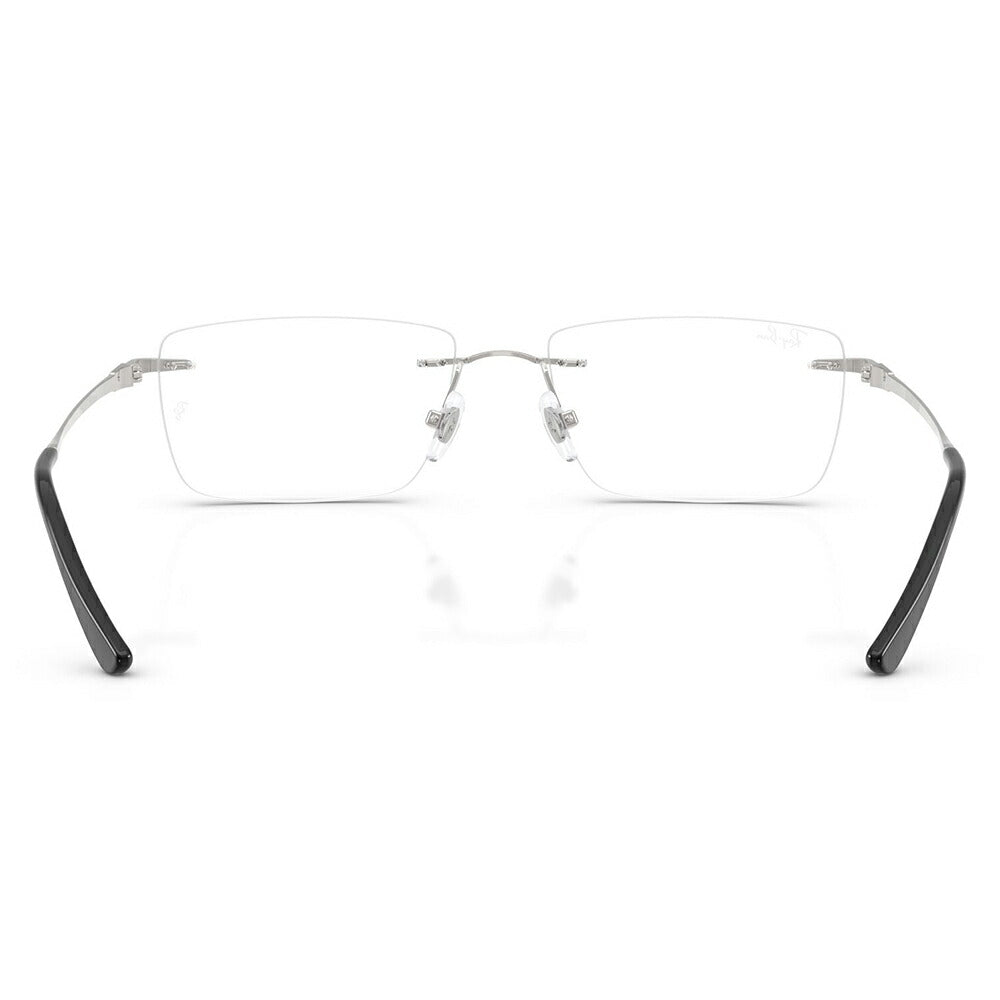 【正規品販売店】度なし1.55レンズ交換+0円 レイバン メガネ フレーム RX8781D 1002 56 Ray-Ban レイバン純正レンズ対応 チタン チタニウム レクタングル アジアンデザイン ツーポイント ローブリッジフィット 伊達眼鏡 メガネ
