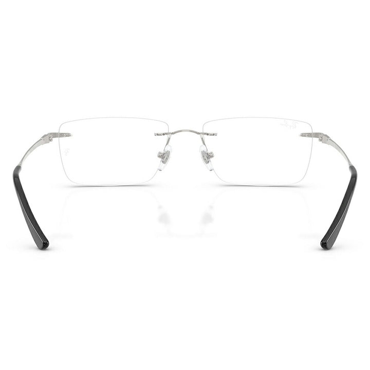 【正規品販売店】度なし1.55レンズ交換+0円 レイバン メガネ フレーム RX8781D 1002 56 Ray-Ban レイバン純正レンズ対応 チタン チタニウム レクタングル アジアンデザイン ツーポイント ローブリッジフィット 伊達眼鏡 メガネ