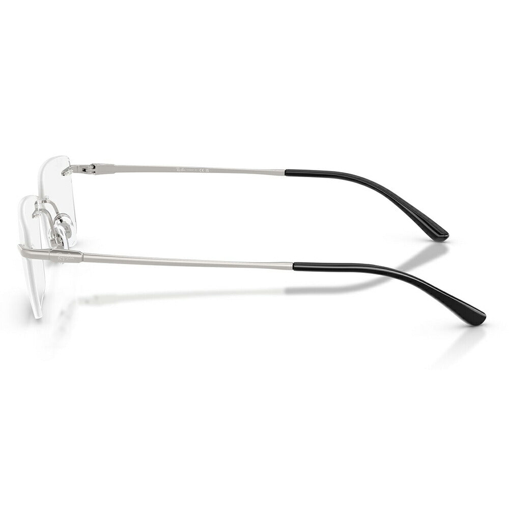 【正規品販売店】度なし1.55レンズ交換+0円 レイバン メガネ フレーム RX8781D 1002 56 Ray-Ban レイバン純正レンズ対応 チタン チタニウム レクタングル アジアンデザイン ツーポイント ローブリッジフィット 伊達眼鏡 メガネ