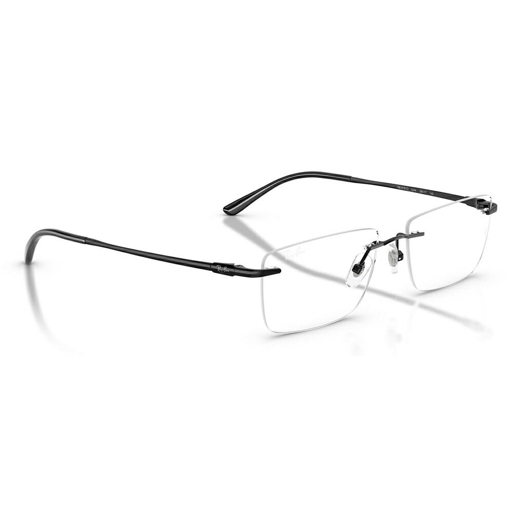 【正規品販売店】度なし1.55レンズ交換+0円 レイバン メガネ フレーム RX8781D 1244 56 Ray-Ban レイバン純正レンズ対応 チタン チタニウム レクタングル アジアンデザイン ツーポイント ローブリッジフィット 伊達眼鏡 メガネ