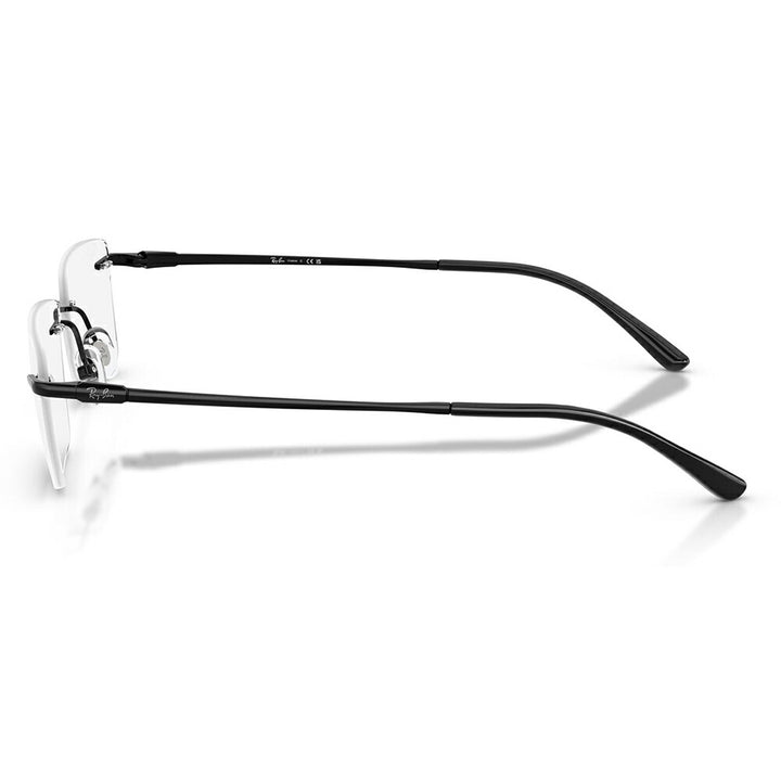 【正規品販売店】度なし1.55レンズ交換+0円 レイバン メガネ フレーム RX8781D 1244 56 Ray-Ban レイバン純正レンズ対応 チタン チタニウム レクタングル アジアンデザイン ツーポイント ローブリッジフィット 伊達眼鏡 メガネ