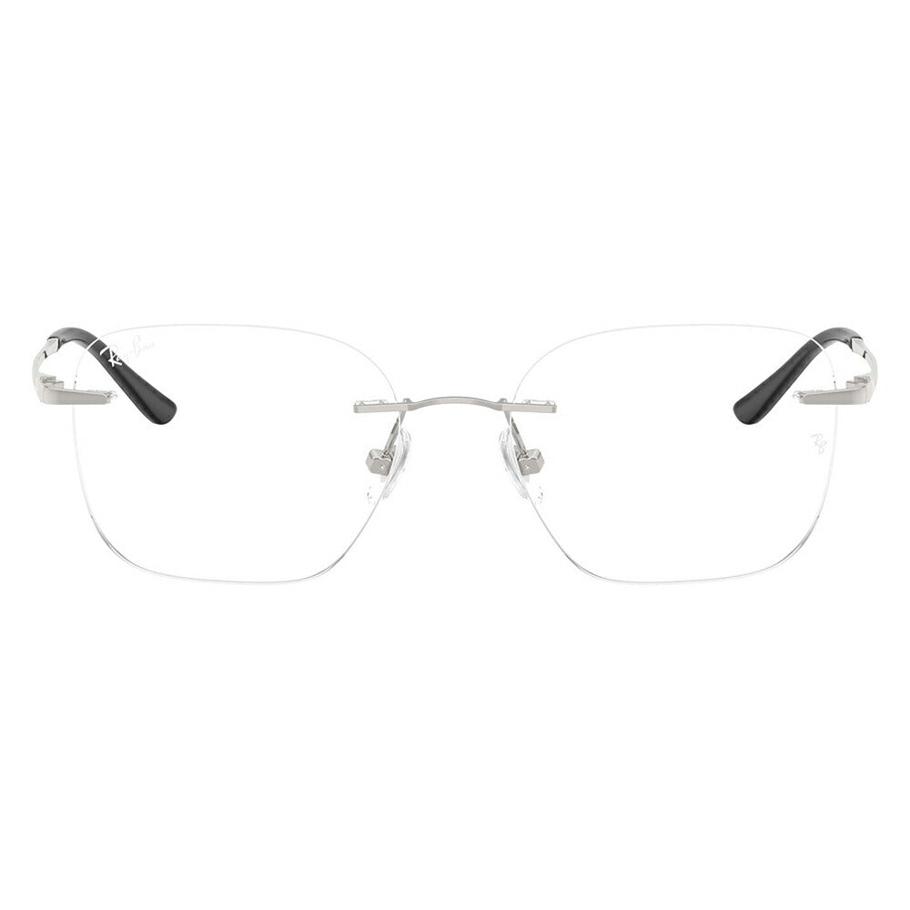 【正規品販売店】度なし1.55レンズ交換+0円 レイバン メガネ フレーム RX8783D 1002 52 Ray-Ban レイバン純正レンズ対応 チタン チタニウム スクエア 多角形 アジアンデザイン ツーポイント ローブリッジフィット 伊達眼鏡 メガネ