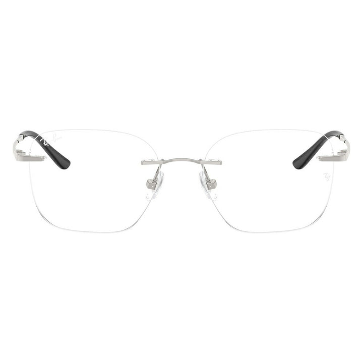 【正規品販売店】度なし1.55レンズ交換+0円 レイバン メガネ フレーム RX8783D 1002 52 Ray-Ban レイバン純正レンズ対応 チタン チタニウム スクエア 多角形 アジアンデザイン ツーポイント ローブリッジフィット 伊達眼鏡 メガネ