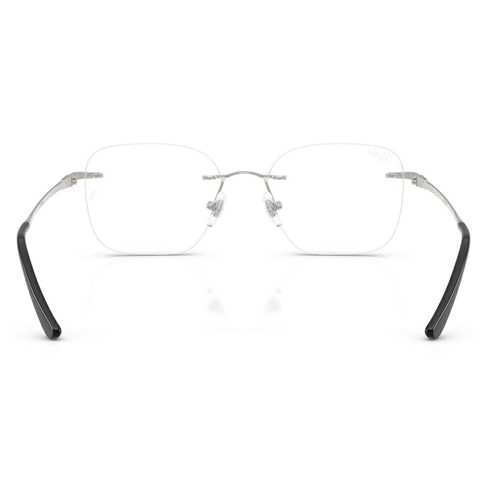 【正規品販売店】度なし1.55レンズ交換+0円 レイバン メガネ フレーム RX8783D 1002 52 Ray-Ban レイバン純正レンズ対応 チタン チタニウム スクエア 多角形 アジアンデザイン ツーポイント ローブリッジフィット 伊達眼鏡 メガネ