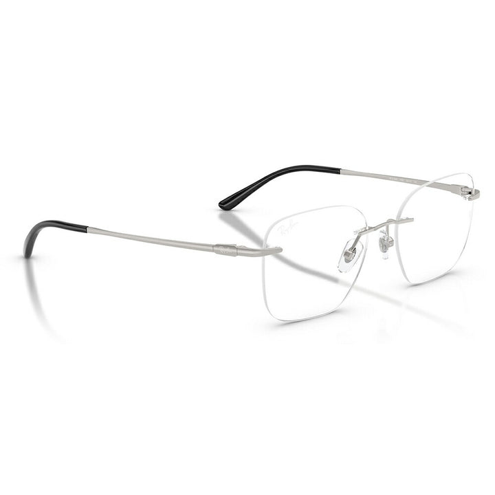 【正規品販売店】度なし1.55レンズ交換+0円 レイバン メガネ フレーム RX8783D 1002 52 Ray-Ban レイバン純正レンズ対応 チタン チタニウム スクエア 多角形 アジアンデザイン ツーポイント ローブリッジフィット 伊達眼鏡 メガネ