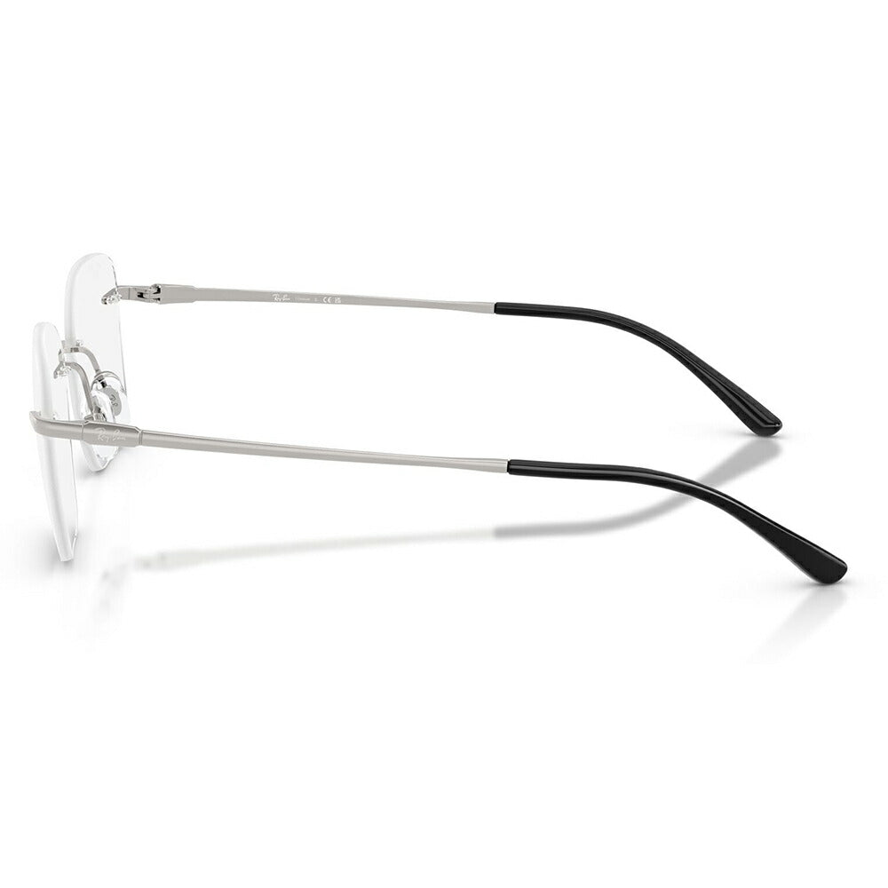 【正規品販売店】度なし1.55レンズ交換+0円 レイバン メガネ フレーム RX8783D 1002 52 Ray-Ban レイバン純正レンズ対応 チタン チタニウム スクエア 多角形 アジアンデザイン ツーポイント ローブリッジフィット 伊達眼鏡 メガネ