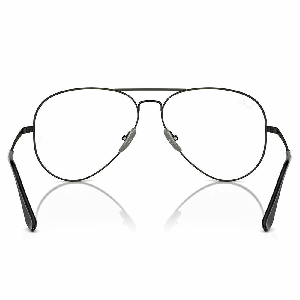 【正規品販売店】度なし1.55レンズ交換+0円 レイバン メガネ フレーム RX8789 1244 58 Ray-Ban レイバン純正レンズ対応 AVIATOR TITANIUM アビエーターチタニウム パイロット 日本製 伊達メガネ 眼鏡