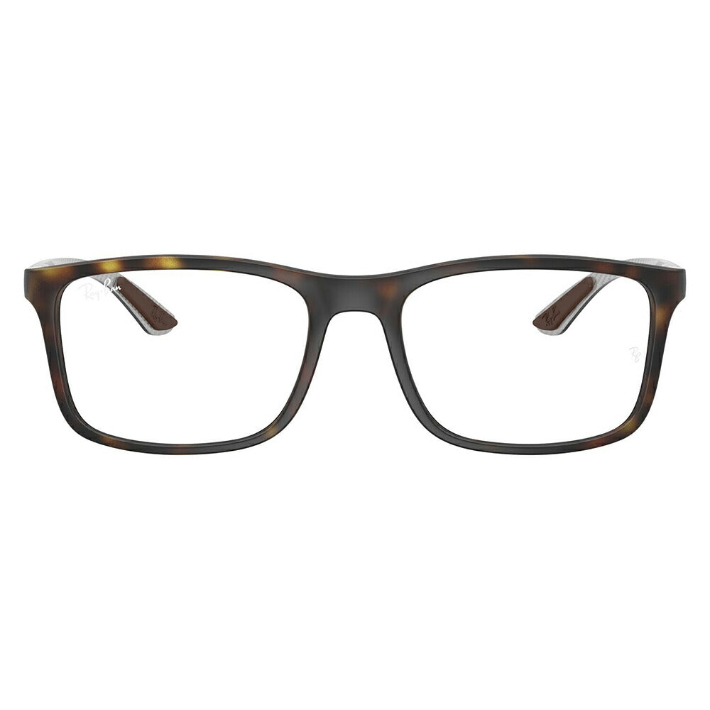 【正規品販売店】度なし1.55レンズ交換+0円 レイバン メガネ RX8908 5200 53 55 57 Ray-Ban レイバン純正レンズ対応 スクエア ユニセックス カーボンファイバー