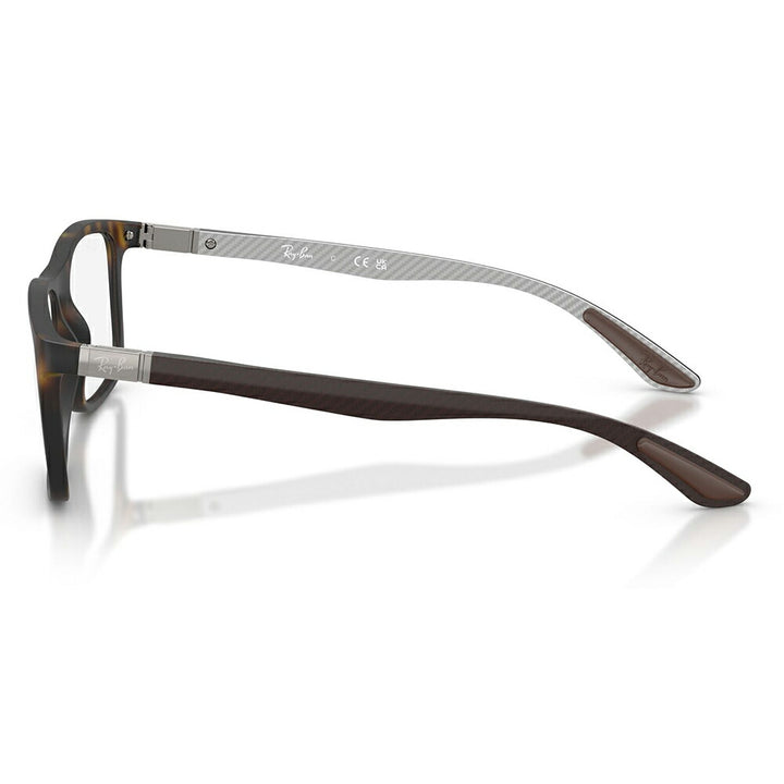 【正規品販売店】度なし1.55レンズ交換+0円 レイバン メガネ RX8908 5200 53 55 57 Ray-Ban レイバン純正レンズ対応 スクエア ユニセックス カーボンファイバー