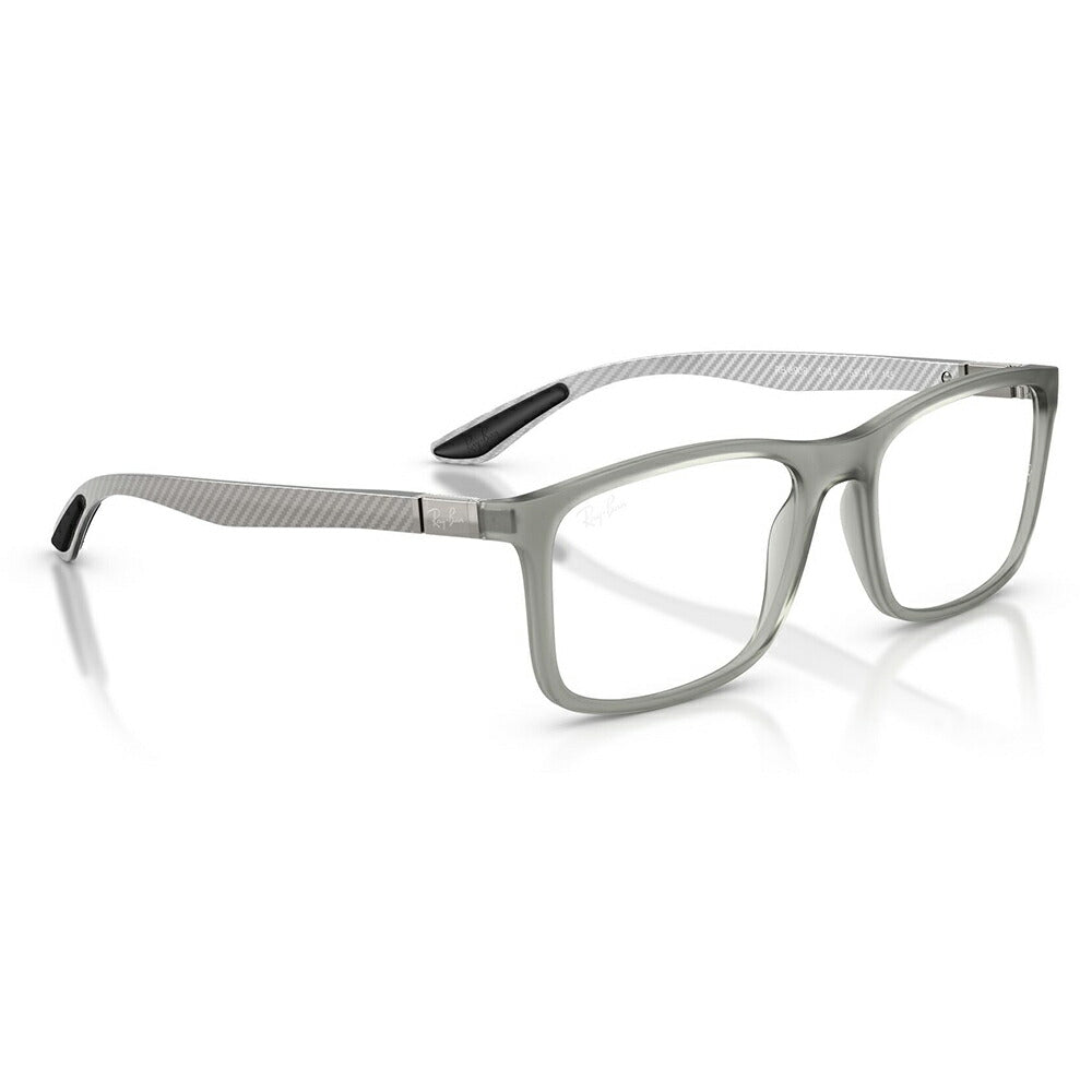【正規品販売店】度なし1.55レンズ交換+0円 レイバン メガネ RX8908 5244 53 55 57 Ray-Ban レイバン純正レンズ対応 スクエア ユニセックス カーボンファイバー