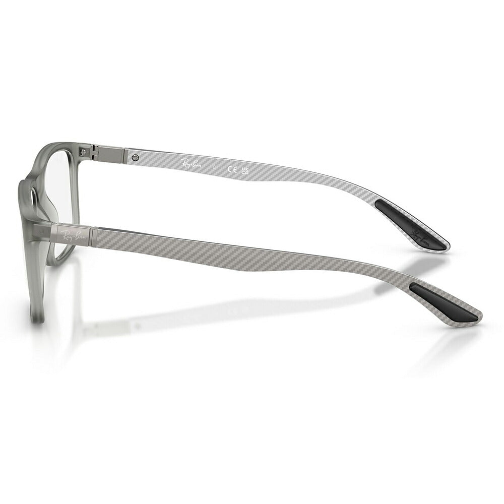 【正規品販売店】度なし1.55レンズ交換+0円 レイバン メガネ RX8908 5244 53 55 57 Ray-Ban レイバン純正レンズ対応 スクエア ユニセックス カーボンファイバー