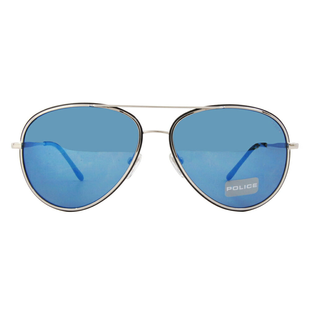 [Authorized Retailer] Police Glasses, Sunglasses, Fashion Glasses, Eyeglasses S8299I 583B 61 POLICE LEGENDS Teardrop Full Rim Metal Men's 