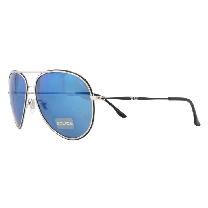 [Authorized Retailer] Police Glasses, Sunglasses, Fashion Glasses, Eyeglasses S8299I 583B 61 POLICE LEGENDS Teardrop Full Rim Metal Men's 