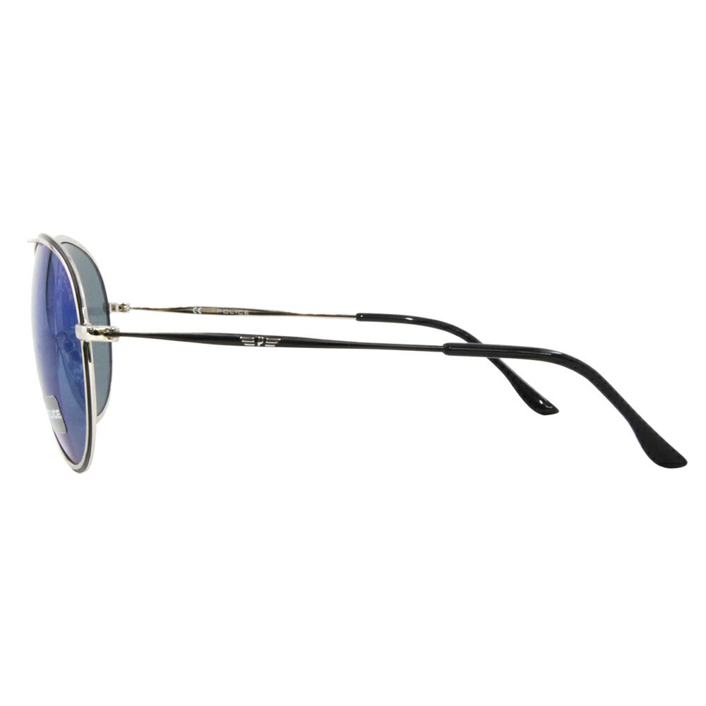 [Authorized Retailer] Police Glasses, Sunglasses, Fashion Glasses, Eyeglasses S8299I 583B 61 POLICE LEGENDS Teardrop Full Rim Metal Men's 