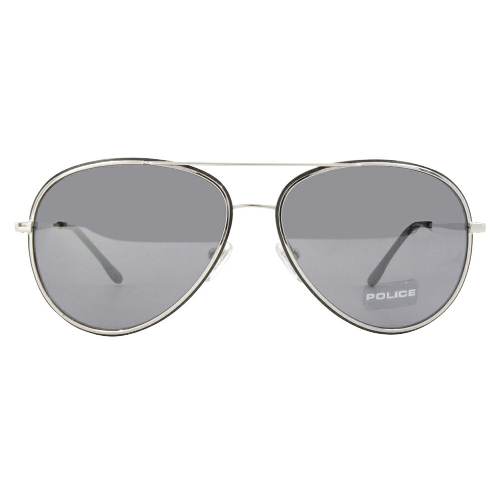 [Authorized Retailer] Police Glasses, Sunglasses, Fashion Glasses, Eyeglasses S8299I 583X 61 POLICE LEGENDS Teardrop Full Rim Metal Men's 