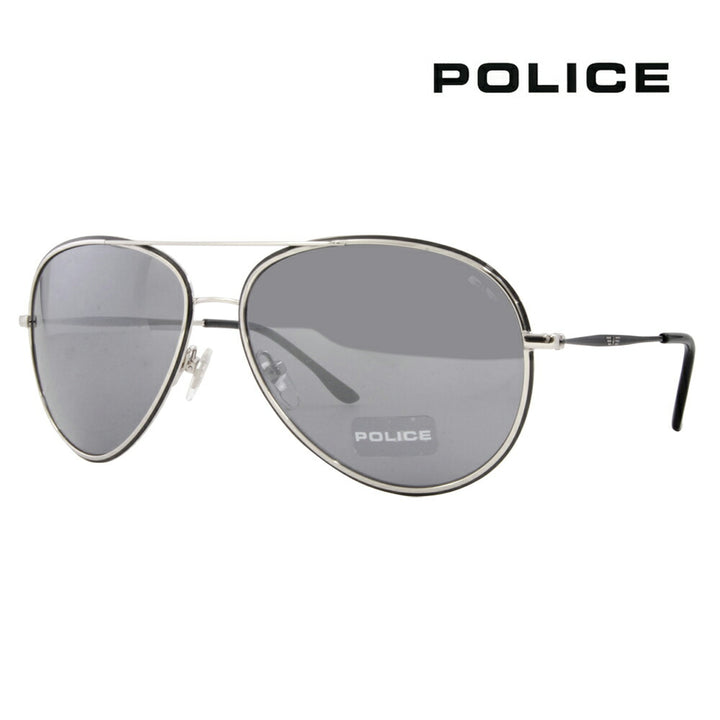 [Authorized Retailer] Police Glasses, Sunglasses, Fashion Glasses, Eyeglasses S8299I 583X 61 POLICE LEGENDS Teardrop Full Rim Metal Men's 