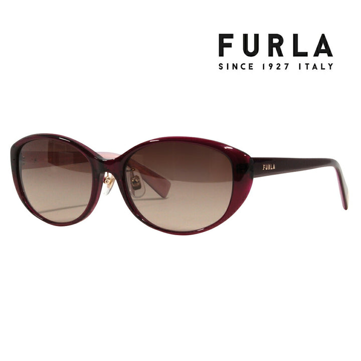 [Authorized Retailer] FURLA Sunglasses SFU566J V64P 55 Oval Japan Model Women's UV Protection Polarized Lenses Polarized 