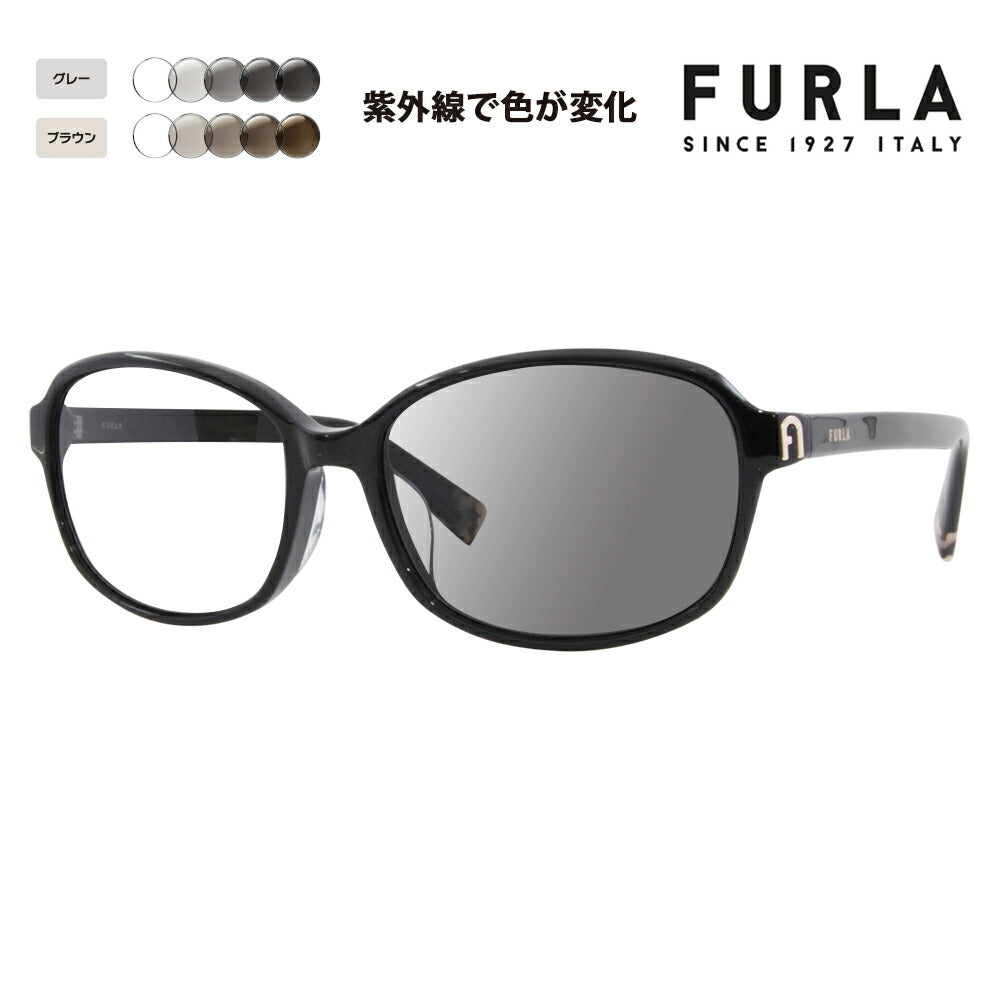 【正規品販売店】 FURLA フルラ サングラス 調光レンズセット SFU650J 700P 56 スクエア ボストン ジャパンモデル レディース 紫外線カット