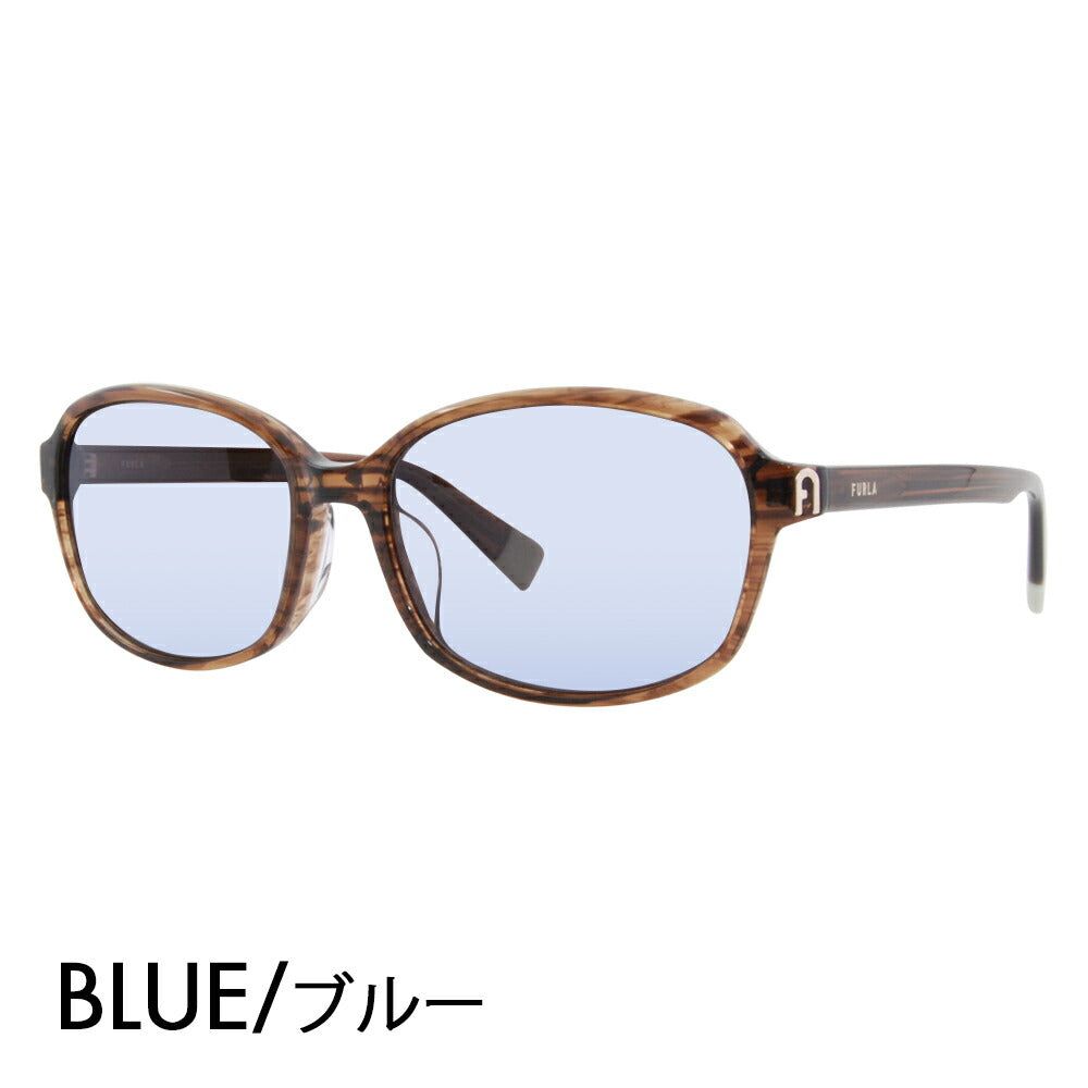 【正規品販売店】 FURLA フルラ サングラス カラーレンズセット SFU650J 9N3P 56 スクエア ボストン ジャパンモデル レディース 紫外線カット