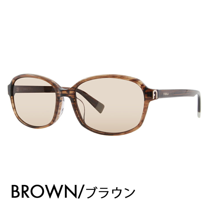 【正規品販売店】 FURLA フルラ サングラス カラーレンズセット SFU650J 9N3P 56 スクエア ボストン ジャパンモデル レディース 紫外線カット