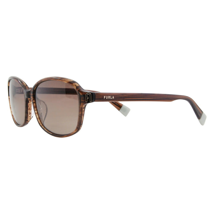 [Authorized Retailer] FURLA Sunglasses SFU650J 9N3P 56 Square Boston Japan Model Women's UV Protection Polarized Lenses 