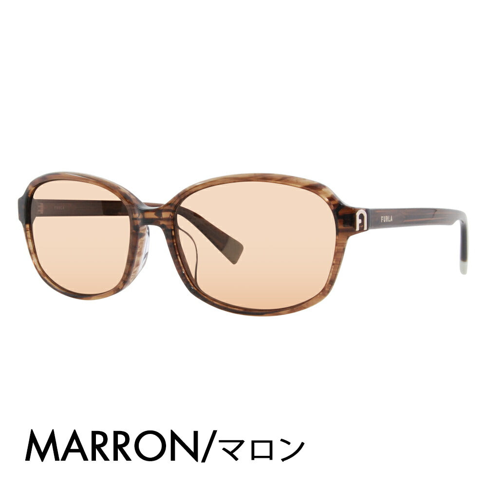 【正規品販売店】 FURLA フルラ サングラス カラーレンズセット SFU650J 9N3P 56 スクエア ボストン ジャパンモデル レディース 紫外線カット