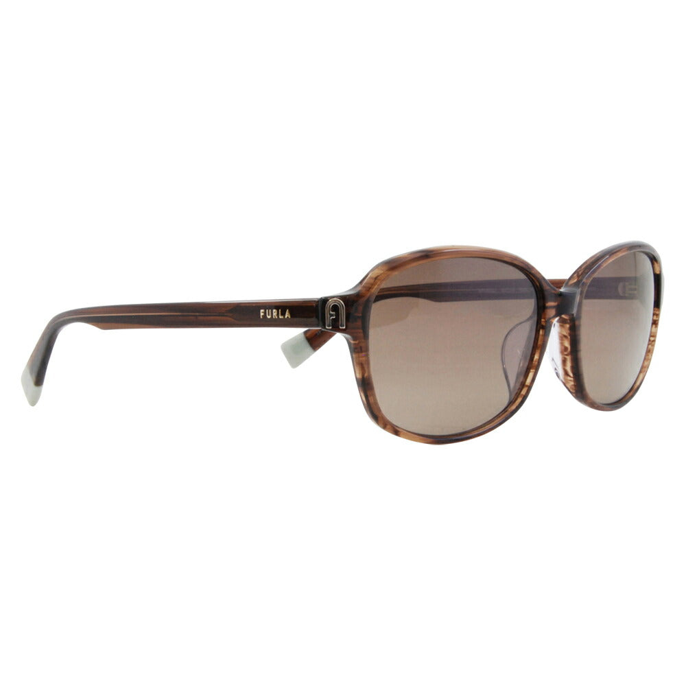 [Authorized Retailer] FURLA Sunglasses SFU650J 9N3P 56 Square Boston Japan Model Women's UV Protection Polarized Lenses 