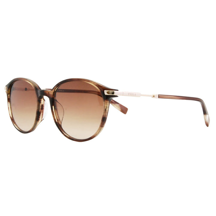 [Authorized Retailer] FURLA Sunglasses SFU651J 06YH 51 Boston Combination Japan Model Women's UV Protection 