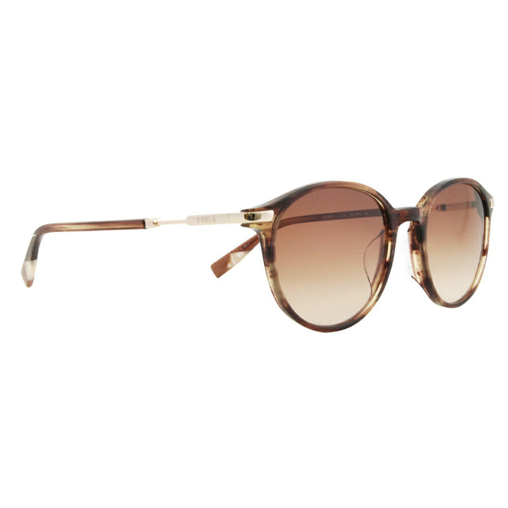 [Authorized Retailer] FURLA Sunglasses SFU651J 06YH 51 Boston Combination Japan Model Women's UV Protection 