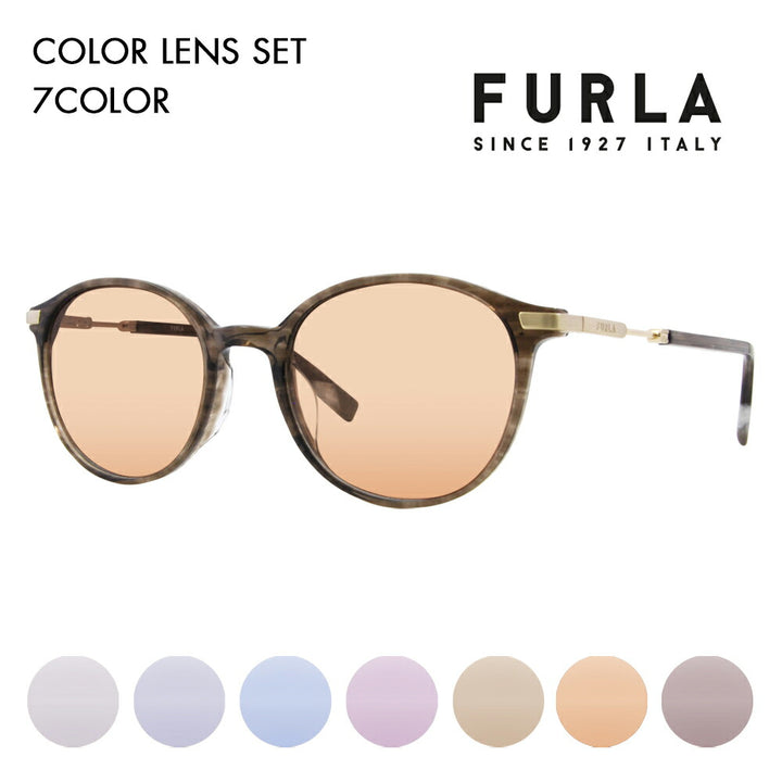 【正規品販売店】 FURLA フルラ サングラス カラーレンズセット SFU651J 07HI 51 ボストン コンビネーション ジャパンモデル レディース 紫外線カット