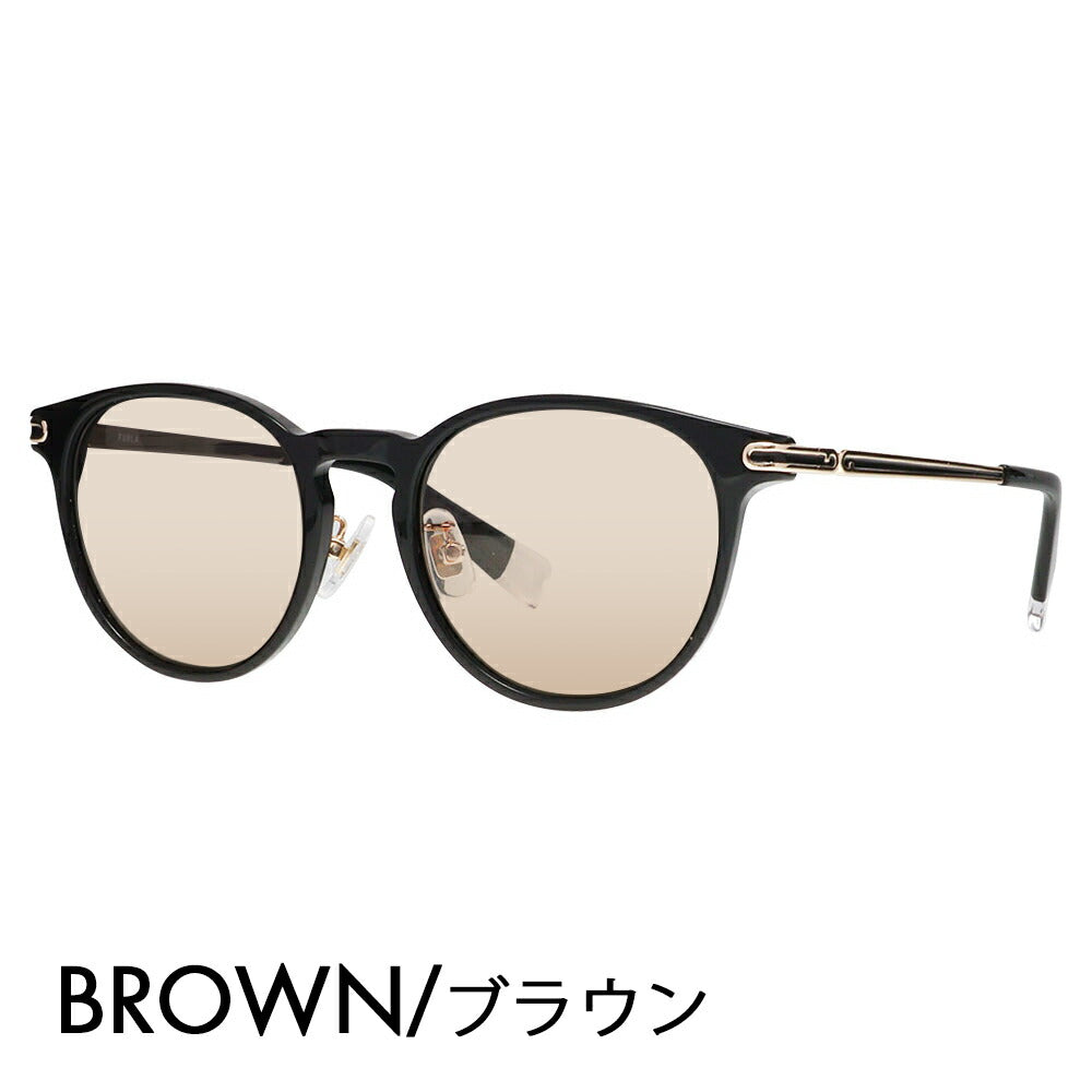 【正規品販売店】 FURLA フルラ サングラス カラーレンズセット SFU744J 700P 50 ボストン ウェリントン ジャパンモデル レディース セル