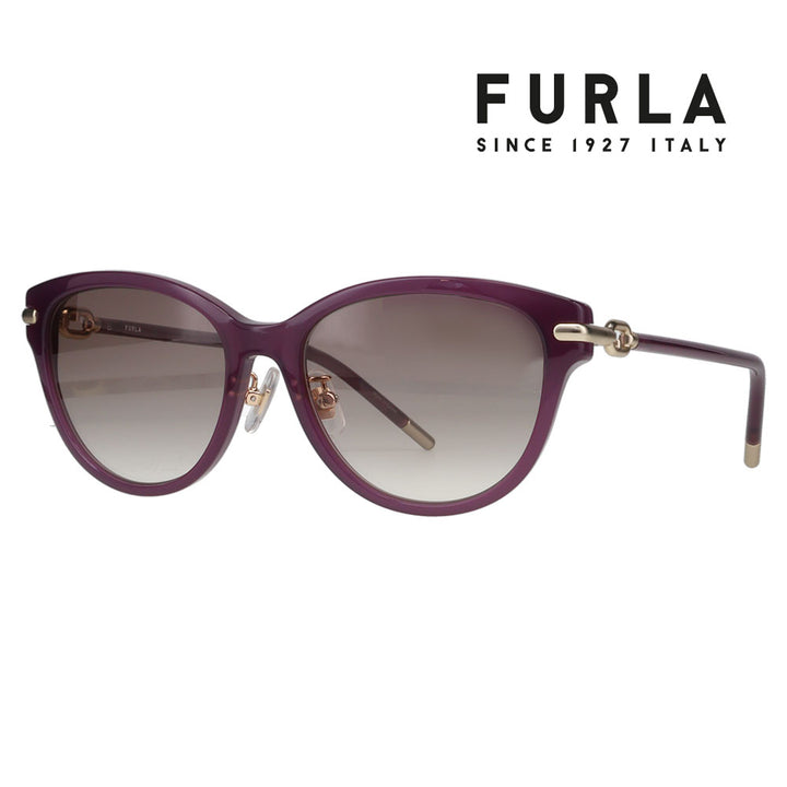 [Authorized Retailer] FURLA Sunglasses SFU745J 096Z 53 Boston Wellington Japan Model Women's Cell 