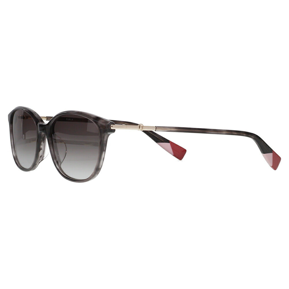 [Authorized Retailer] FURLA Sunglasses SFU747J 06LB 53 Wellington Oval Japan Model Women's Cell UV Protection Stylish Driving 