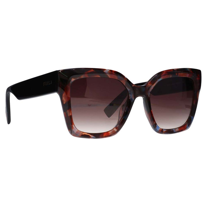 【正規品販売店】 FURLA フルラ サングラス SFU810 0P61 53 オーバーサイズ バタフライ セル グローバルモデル レディース